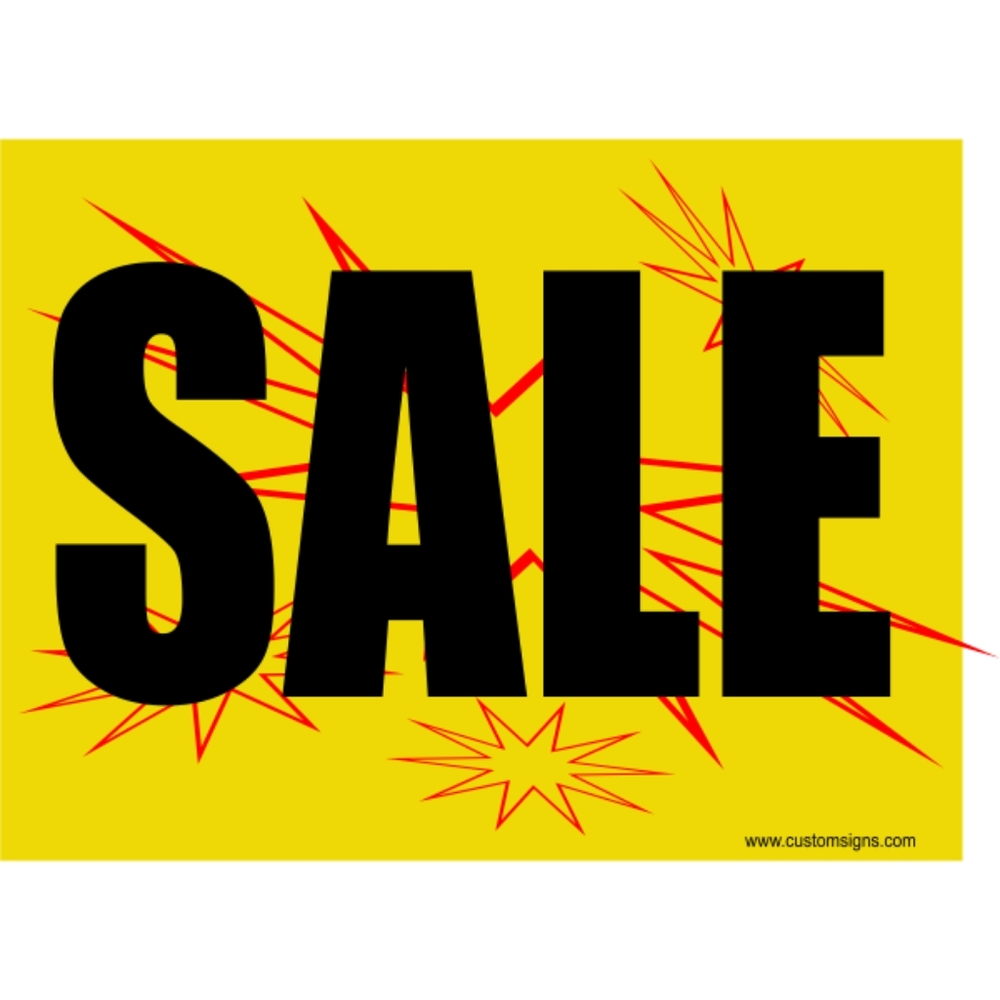 Sale! Sale! Sale!